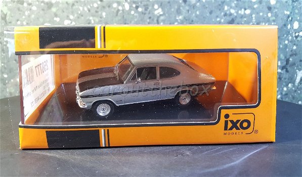 Opel Kadett B coupe1967 zilver 1/43 Ixo V1003 - 3