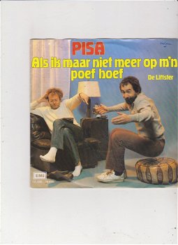 Single Pisa (H. Spaan/H. Vermegen)-Als ik maar niet meer op m''n poef hoef - 0