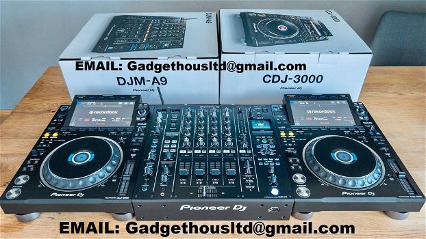 Pioneer DJ CDJ-3000-W/ Pioneer DJM-A9 DJ-mixer/ Pioneer CDJ-Tour1/ Pioneer CDJ-2000NXS2 - 6
