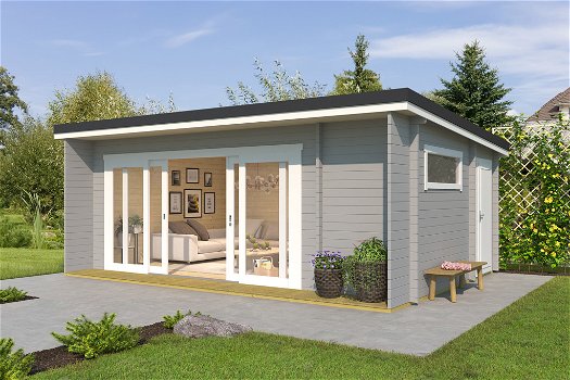 Tuinhuis-Blokhut Java: 608 x 390 cm - 0