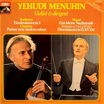 LP - Beethoven*Mozart*Chausson - Yehudi Menuhin, viool - 0
