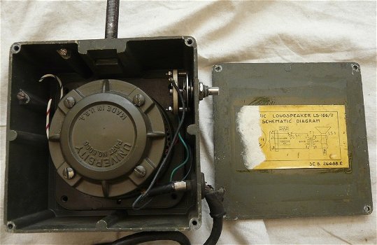 Loudspeaker / Luidspreker Radio sets, type: LS-166/U, US Army, jaren'50/'60.(Nr.1) - 5