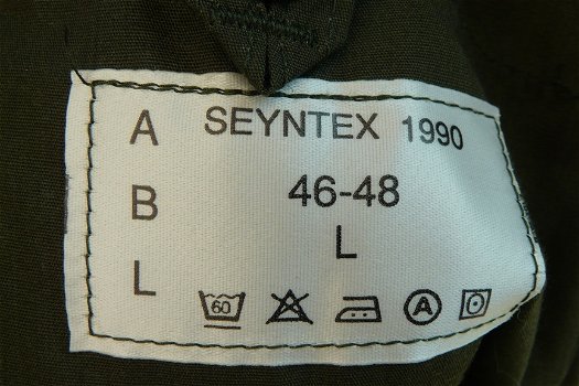 Jas, Parka, Buiten, ABL - Armee Belge, maat: 46-48 L, 1990.(Nr.3) - 3