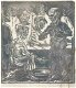 Jan Bakker (1891-1969) Houtsnede 'Voetwassing' circa 1920-25 - 0 - Thumbnail