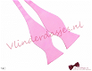Vlinderdas zelfstrikker, in de kleur roze - 140 - 0 - Thumbnail
