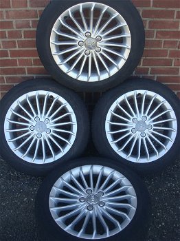 17’’Inch Origineel Audi luxury line Velgen en banden 5x112 - 4