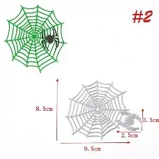 dies spinnenweb met spin