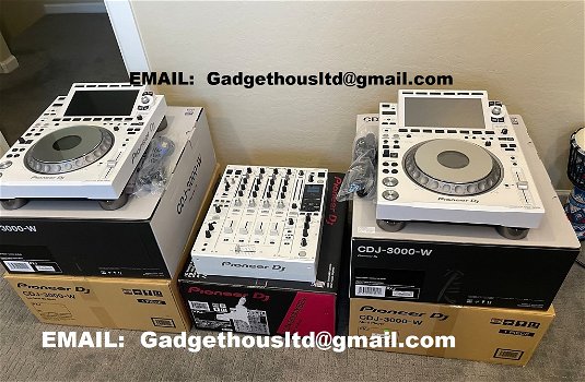 Nieuw Pioneer DJ CDJ-3000-W/ Pioneer DJM-A9 DJ-Mixer/ Pioneer DJM-900NXS2 Mixer/Pioneer CDJ-2000NXS2 - 2