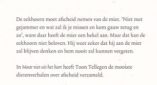 MAAR NIET UIT HET HART - Toon Tellegen - 1