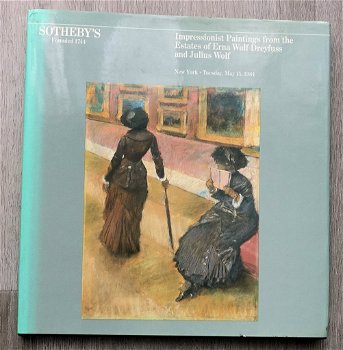 Impressionist Paintings 1984 Sotheby's Erna Wolf Dreyfus - 0
