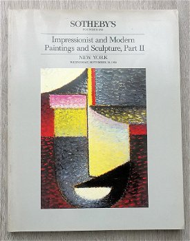 Impressionist & Modern Paintings & Sculpture 1986 Sotheby's - 1