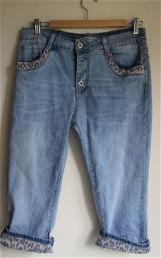 Capri Jeans met omslag - maat 40