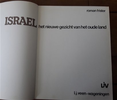 Roman frister - israël het nieuwe gezicht van het oude land - 2