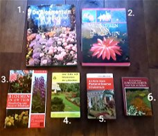 Boeken tuin, bloemen, zomerbloemen, planten, bloementuin