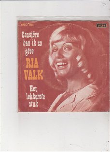 Single Ria Valk - Cassiere ben ik zo gère