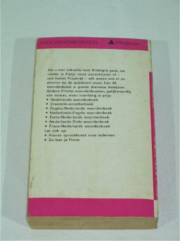 Prisma Woordenboek - Nederlands Frans - 1