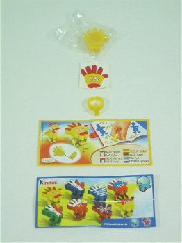 Stempelhandjes - UN 061 B & H - Kinder Surprise - 2010 - Stempelhandje Duitsland & Spanje - 1