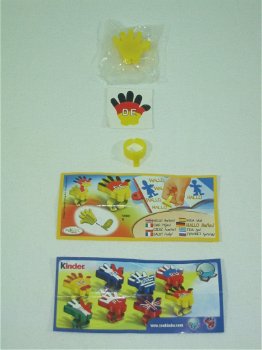 Stempelhandjes - UN 061 B & H - Kinder Surprise - 2010 - Stempelhandje Duitsland & Spanje - 2