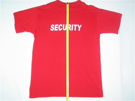 Rood T-shirt - Medium - 50 Alice Rock - Security - B&C - 4