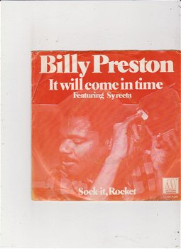 Single Billy Preston feat. Syreeta - It will come in time - 0