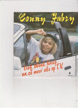 Single Conny Fabry- Lief, blond, knap en zo mooi als op tv - 0