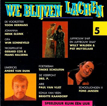 We Blijven Lachen 5 (CD) Nieuw - 0