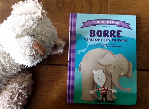 Borre verstopt een olifant - de gestreepte boekjes - groep 1/2 - 0