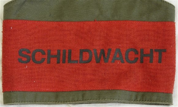 Schouderband / Armband / Armlet, Schildwacht, Koninklijke Landmacht, jaren'80.(Nr.2) - 2