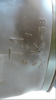 Gasmasker, Vredestein / type: K, 2e Model, Koninklijke Luchtmacht, MvO, met draagtas, 1953.(Nr.1) - 3