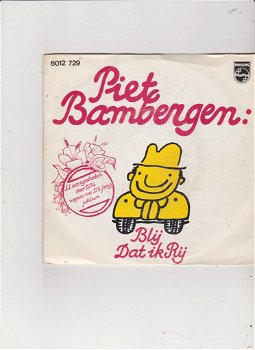 Single Piet Bambergen - Blij dat ik rij - 0