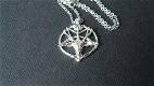 pentagram demon devil hanger met ketting black death metal slayer marduk dark funeral asphyx siniste - 2 - Thumbnail