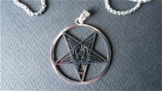pentagram hanger met ketting , death black metal marduk slayer sinister dak funeral