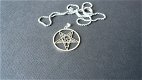 pentagram hanger met ketting , death black metal marduk slayer sinister dak funeral - 2 - Thumbnail