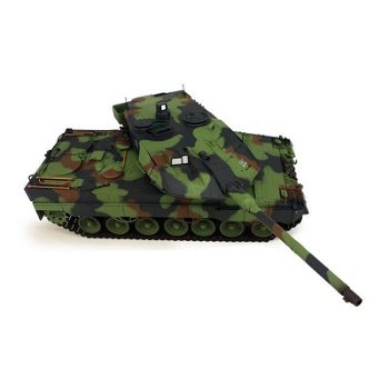 RC tank Leopard 2A6 2.4GHZ met schietfunctie rook en geluid en IR 1116038891 - 4