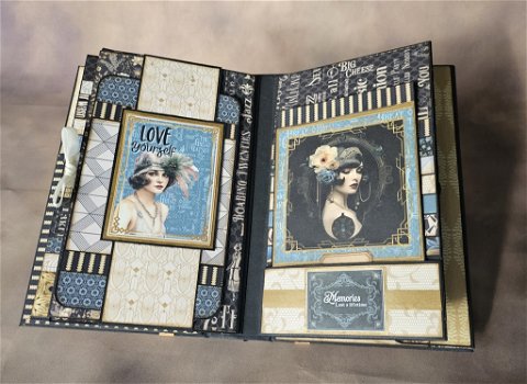 KIT Roaring Twenties mini album in a box - 6