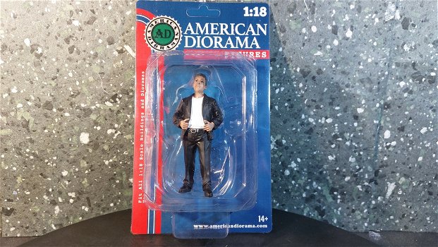 Diorama figuur Hanging out 2 MANUEL AD491 1:18 American Diorama - 2