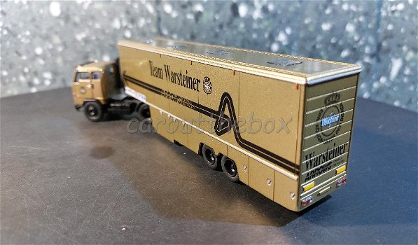 Volvo F89 TEAM WARSTEINER transporter 1/87 Brekina brek034 - 2