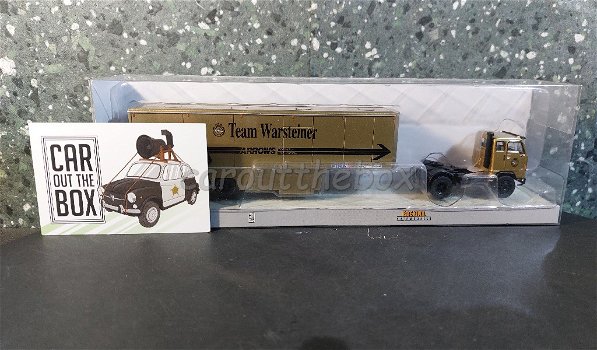 Volvo F89 TEAM WARSTEINER transporter 1/87 Brekina brek034 - 4