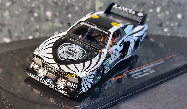 Lancia Beta Montecarlo Turbo #51 wit / zwart 1:43 Ixo V1007 - 1