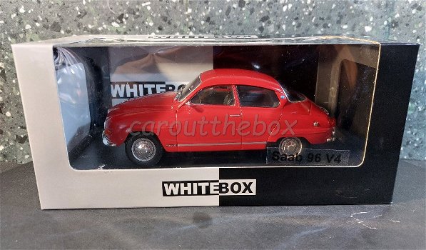 Saab96 V4 rood 1:24 Whitebox WB096 - 3