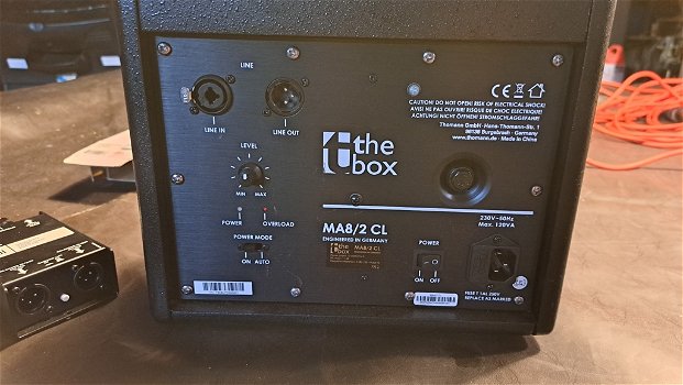 the box MA8/2 CL met een DBX DJD passieve twee kanaals DI box en Ultra DI splitter - 2