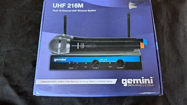 UHF 216m Gemini microfoons - 0