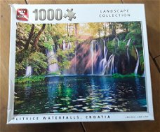 King puzzel: plitvice waterfalls croatia / kroatië (landscape collection)