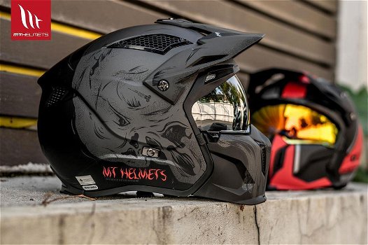 HELM MT|XL|STREETFIGHTER SV DARKNESS|ZWART|OP VOORRAAD|NIEUW ! - 0