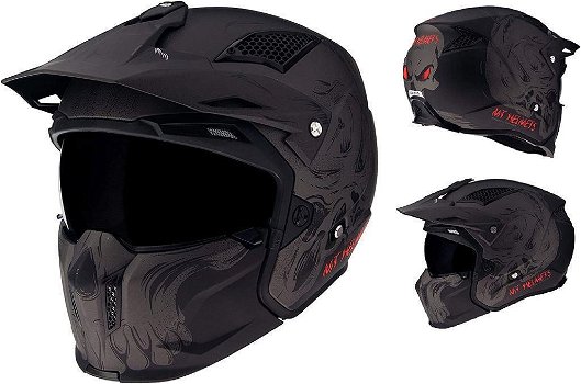 HELM MT|XL|STREETFIGHTER SV DARKNESS|ZWART|OP VOORRAAD|NIEUW ! - 5