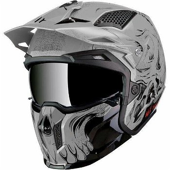 HELM|MT|STREETFIGHTER SV DARKNESS|WIT|MAAT S TM XL|NEW - 3