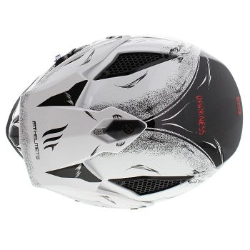 HELM|MT|STREETFIGHTER SV DARKNESS|WIT|MAAT S TM XL|NEW - 7