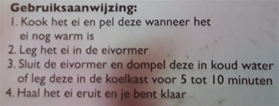 Eivormers, ei vormers, egg shapers (nieuw in doos) - 3