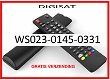 Vervangende afstandsbediening voor de WS023-0145-0331 van DIGISAT. - 0 - Thumbnail