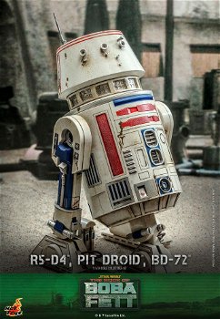 Hot Toys Star Wars The Mandalorian Action Figures 1/6 R5-D4, Pit Droid, & BD-72 - 1